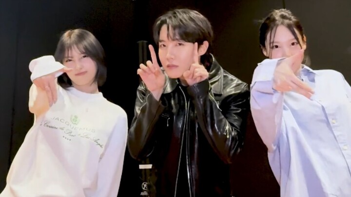 Jung Ho-seok x Kim Nayeon x Hirai Momo “Sweet Dreams” dance Cha 🥰