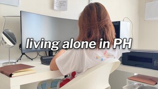 my first week in a new home | living alone in the Philippines