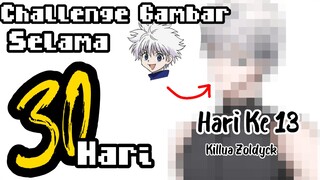 ||Challenge Gambar Selama 30 Hari|| Hari ke 13 "Killua Zoldyck" (Hunter X Hunter)