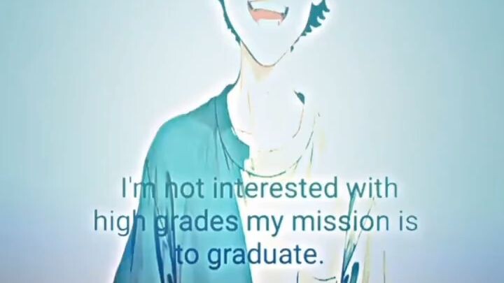 my mission is to graduate