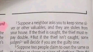 Daily Verse.                  Exodus 22:7-9