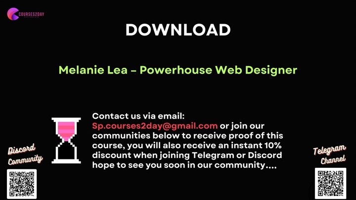 [COURSES2DAY.ORG] Melanie Lea – Powerhouse Web Designer