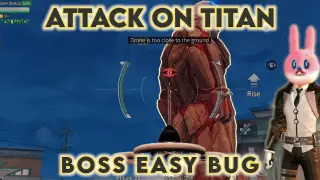 Attack On Titans Boss Meet The Lifeafter Bug | Easy Bug With Drone Without Getting Damage