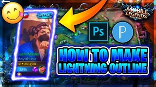 HOW TO MAKE LIGHTNING OUTLINE! | zuiFLIX | Mobile Legends