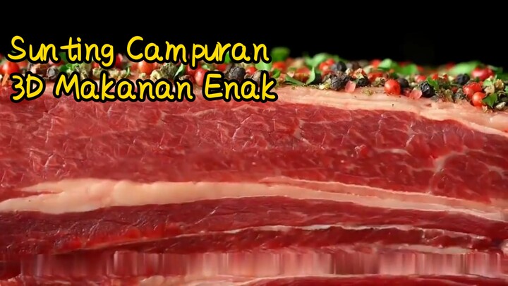 Sunting Campuran 3D Makanan Enak