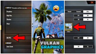 Enable 90Fps Option Vulkan Graphics In Free Fire | Fix lag 90Fps All Map