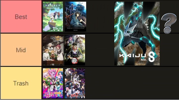 Ranking EVERY Anime of 2024... (Best 2024 Anime Tier List)