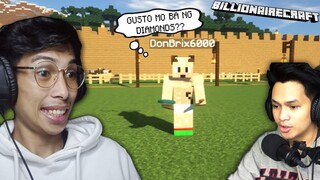 BILLIONAIRECRAFT #1 - Ang DIAMOND CHALLENGE ni DON BRIX sa AKIN || (Filipino Minecraft SMP)