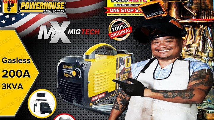 POWERHOUSE USA MIGWIELD 200Tech Gasless || Unboxing & Review