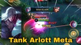 Tank Arlott Meta | Sobrang lakas na tank with critical Damage!!! 😱