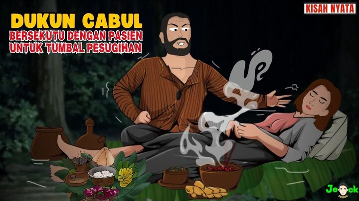 DUKUN CABUL BERSEKUTU DENGAN PASIEN UNTUK TUMBAL PESUGIHAN   SINETRON AZAB