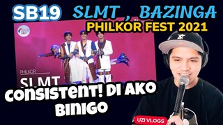 SB19 — SLMT | BAZINGA  | Live PhilKor Fest 2021 | REACTION