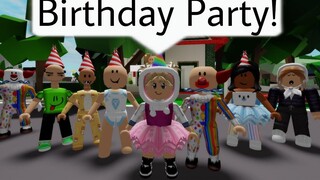 รับเลี้ยงเด็ก MAHA BIRTHDAY PARTY ช่วงเวลาตลก Roblox บรู๊คเฮเวน 🏡RP