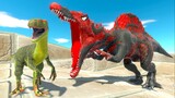 SPIDERMAN SPINOSAURUS DEATH RUN - Animal Revolt Battle Simulator