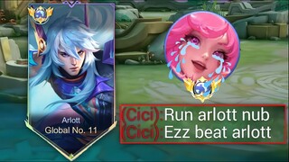 GOODBYE TOP GLOBAL CICI!☠️ THIS ARLOTTPHOBIA IS THE BEST COUNTER FOR CICI