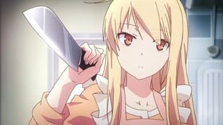 The ghost cooks for you, the girls in the anime who have a soft spot for kitchen knives