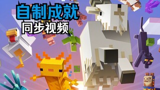 Minecraft homemade achievement "Sync Video"