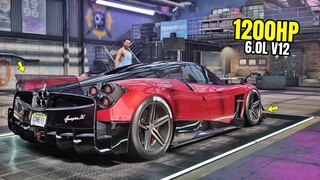 Need for Speed Heat Gameplay - 1200HP PAGANI HUAYRA BC Customization | Max Build 400+