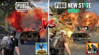 Pubg Mobile VS Pubg New State | Physics & Graphics Pubg New State VS Pubg Mobile | Xuyen Do