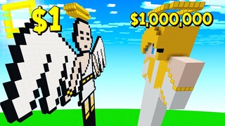 ถ้าเกิด!? บ้านเทวดา คนจน $1เหรียญ VS บ้านเทวดา คนรวย $1,000,000เหรียญ - Minecraft คนรวยคนจน