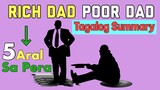 Rich Dad Poor Dad Summary (Tagalog) – 5 Aral na MAGPAPABAGO sa PANANAW mo sa PERA