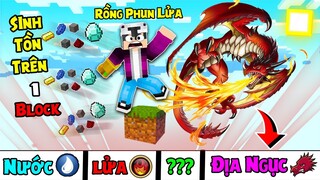 MINECRAFT SINH TỒN TRÊN 4 ĐẢO NGUYÊN TỐ CÓ BOSS CANH GIỮ #3 | THỬ THÁCH SINH TỒN TRÊN 1 BLOCK❗