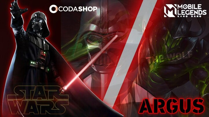 สกินใหม่ Argus Star Wars ดาร์ธ เวเดอร์ ไม่เหมาะลงแร้งค์ - Mobile Legend