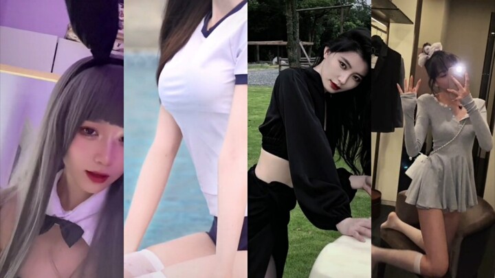 『Enjoy 123 seconds of this black silk queen who can not love