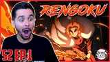 "MUGEN TRAIN ARC BEGINS" Demon Slayer Season 2 Episode 1 Reaction!
