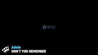 Adele - Don't You Remember (Karaoke Version)