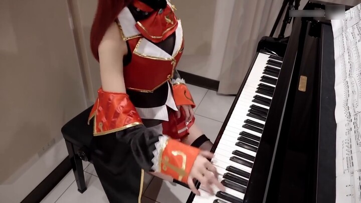 I am a homeless pirate~ Will you take me home? [I love to learn?] The piano version of "Ahoy!! My Ho