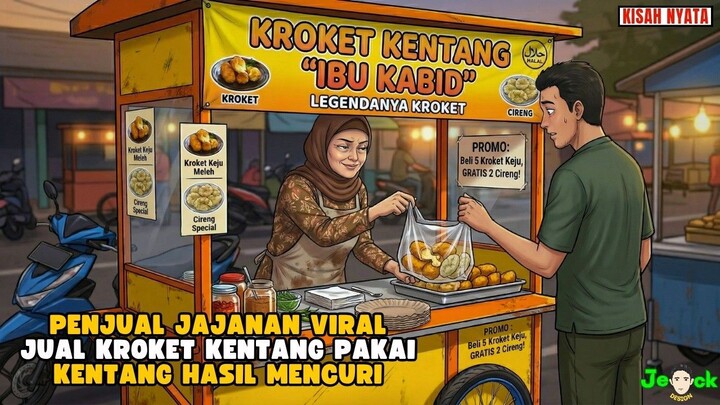 AZAB PENJUAL JAJANAN VIRAL JUAL KROKET KENTANG CURANG PAKAI KENTANG