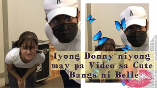 Donny may pa Video sa Cute na Bangs ni Belle Mariano sa ASAP Rehearsals