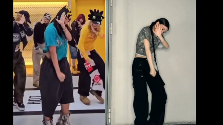 iroha echo นักออกแบบท่าเต้นเปรียบเทียบหน้าจอพร้อมกัน 【riehata】【illit】【ต้นฉบับ: ควอนซุนยอง ลีจีฮุน】