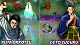 Yuta & Geto Skin Comparison in Mobile Legends
