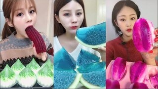 얼음ASMR 바질씨드 얼음먹방 리얼사운드 AMAZING CRUNCHY BASIL SEEDS ICE Eating MUKBANG SATİSFYİNG #35