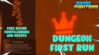 NEW DUNGEON RUN IN ANIME FIGHTER SIMULATOR!