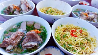 Lần Đầu Thưởng Thức Mì Trộn Súp Sườn Bò  | MTQH