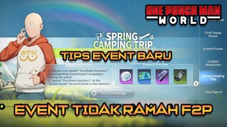 TIPS EVENT TIDAK RAMAH F2P | ONE PUNCH MAN WORLD