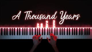 Christina Perri - A Thousand Years | Piano Cover with Violins (with Lyrics & PIANO SHEET)