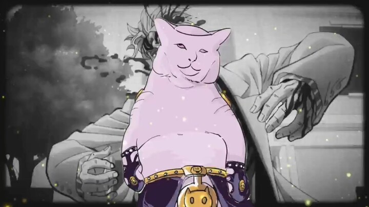 Jotaro: "It's okay, the cat just fell asleep"