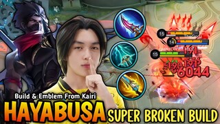 Thank You ONIC Kairi For Hayabusa Super Broken Build 100% ONE SHOT - Build & Emblem From Kairi