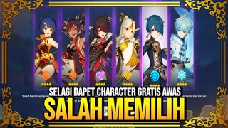 Gawat! Nonton Sebelum Memilih Character Gratis Nanti! - Genshin Impact Indonesia