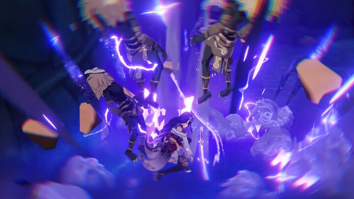 [ Genshin Impact ] So handsome! Thor E skill time and space tear effect