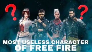 Top 5 most useless characters of Free fire  | Garena Free Fire | Apna Gaming