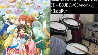 By the Grace of the Gods/Kami-tachi ni Hirowareta Otoko ED - BLUE ROSE รู้โดย MindaRyn DRUM COVER