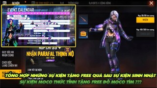 Free Fire| Tổng hợp sự kiện tặng Free quà sau sự kiện sinh nhật - Free skin súng và bộ đồ Moco tím