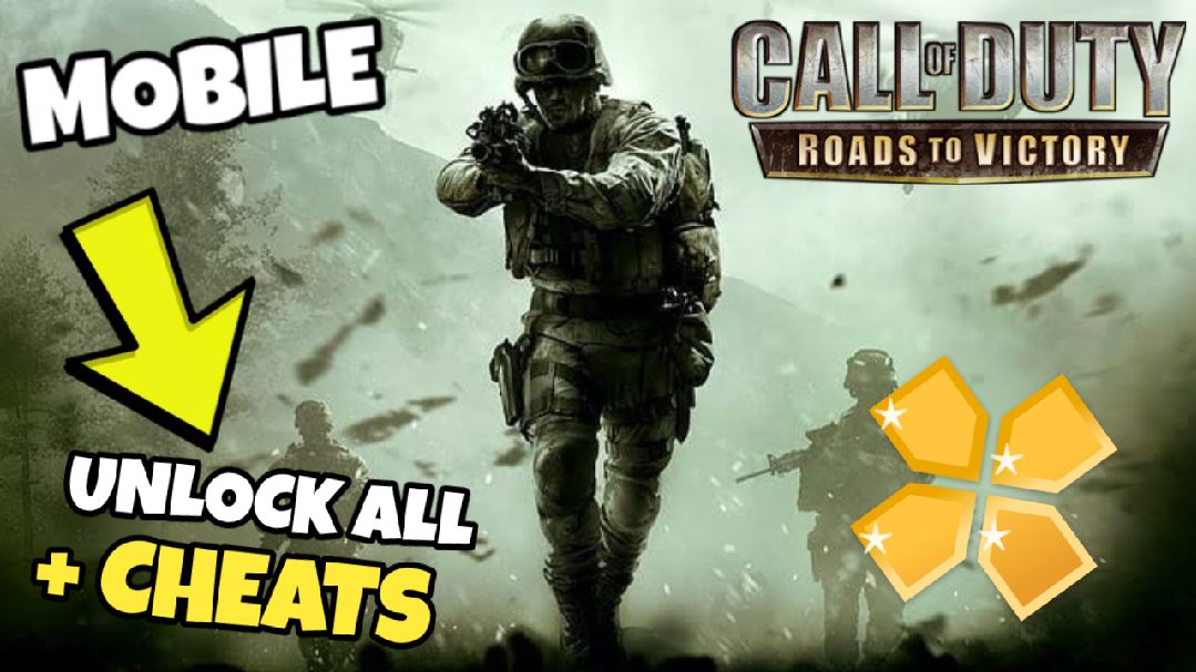 Call of Duty Roads To Victory for Android Mobile, Unlock All Cheats, Ppsspp Offline