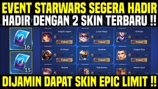 EVENT MLBB x STARWARS SEGERA HADIR ! TANGGAL RILIS EVENT STARWARS & KLAIM SKIN EPIC GRATIS MLBB