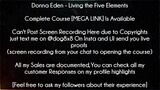 Donna Eden Course Living the Five Elements download